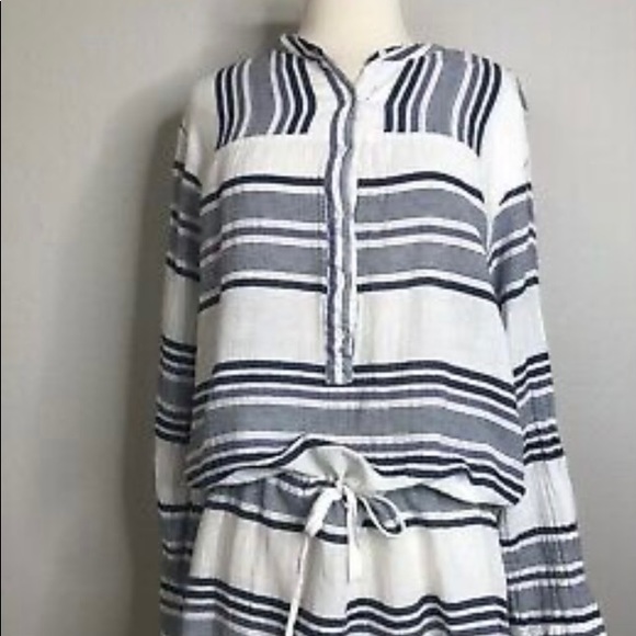 xirena sorento blue white striped